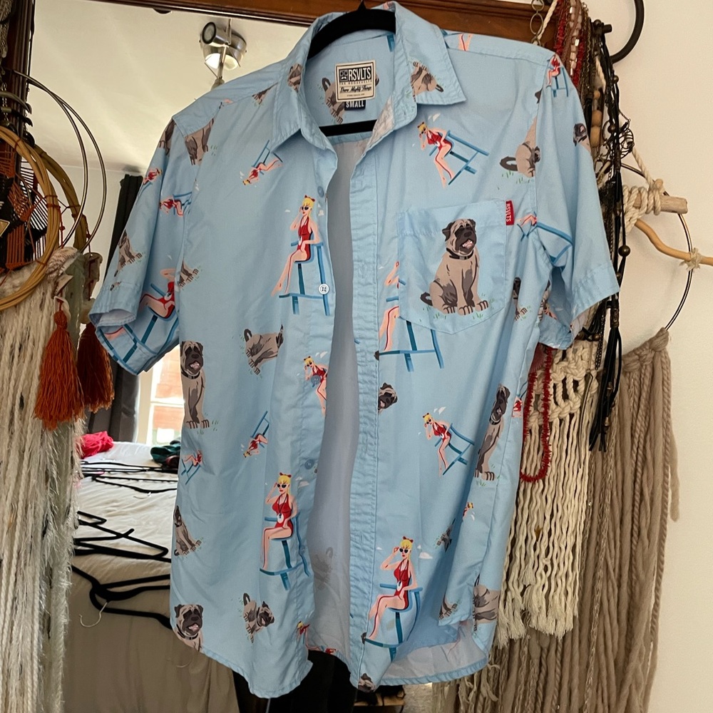 Sandlot Hawaiian shirt. Size small.